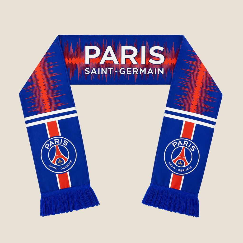 Bufanda Paris Saint-Germain Azul y Roja