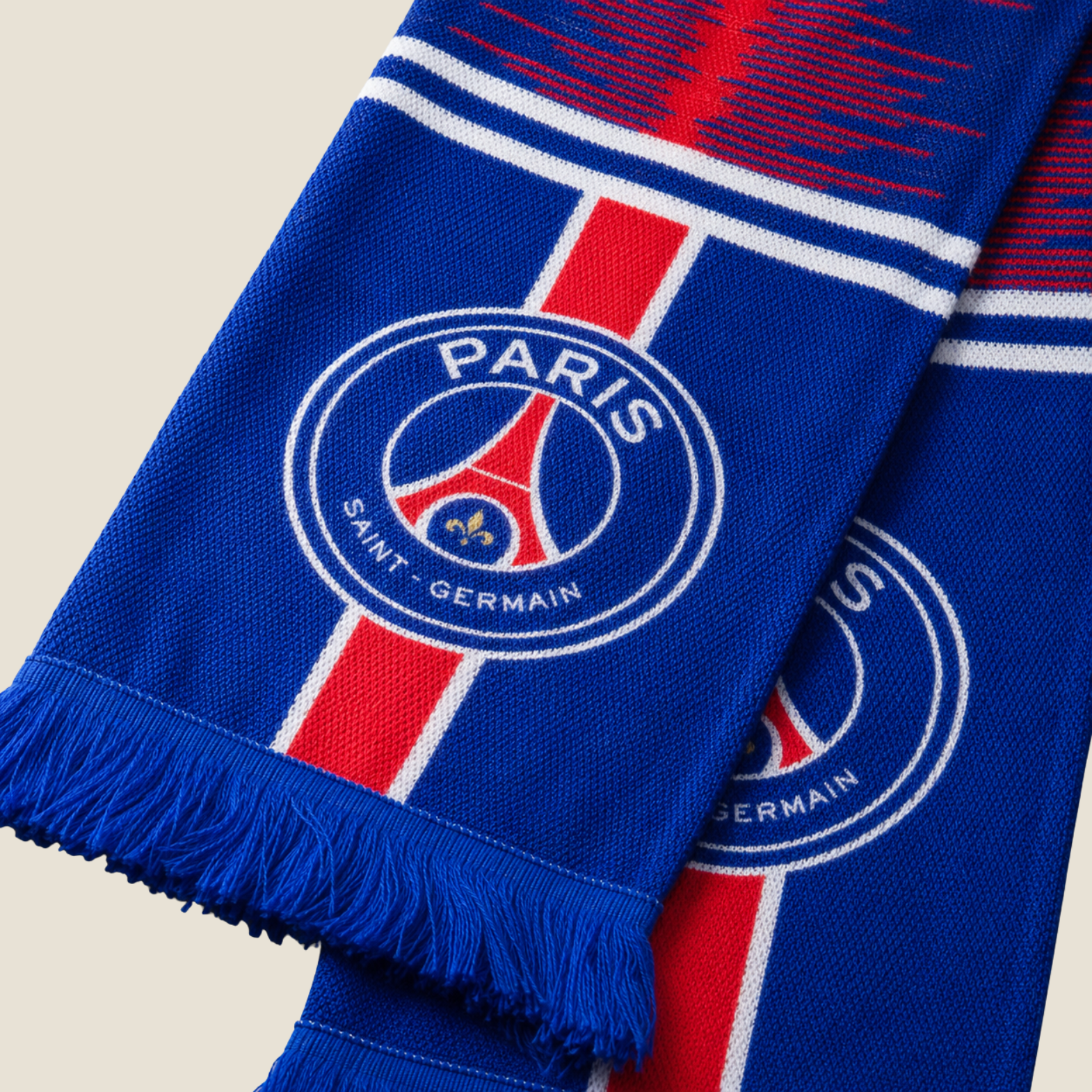 Bufanda Paris Saint-Germain Azul y Roja