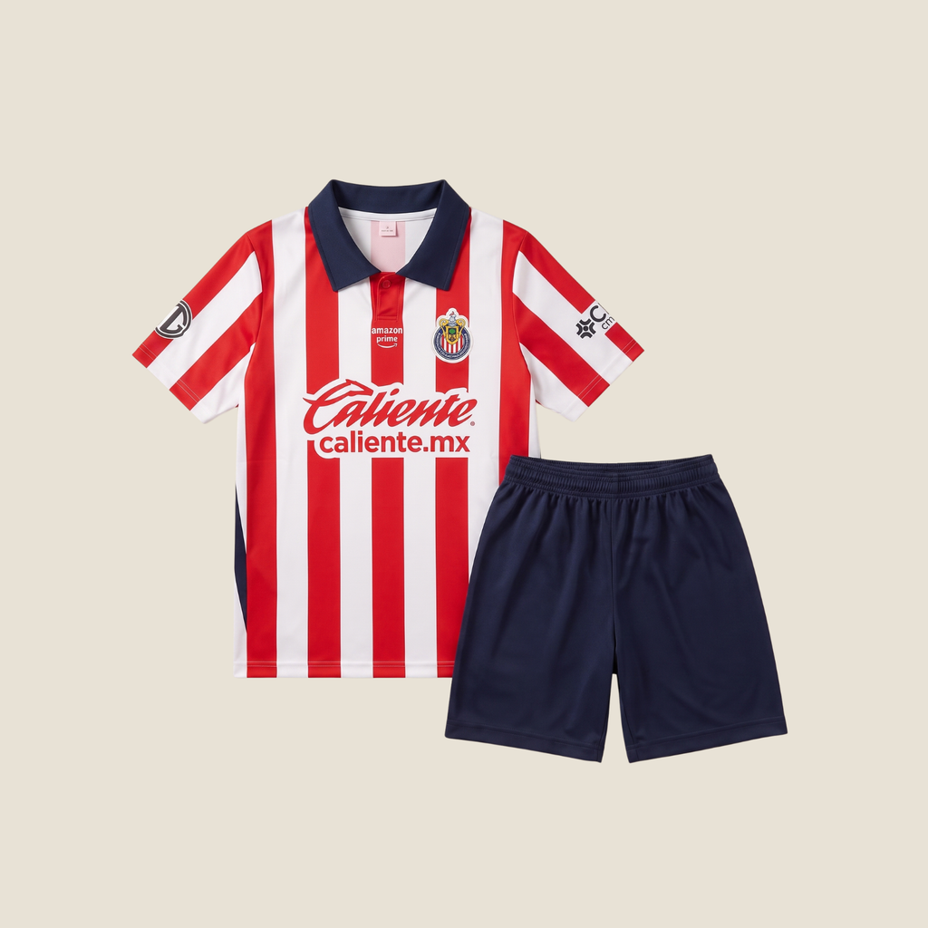 Jersey Chivas Local 2026-2027 Niño Con Short