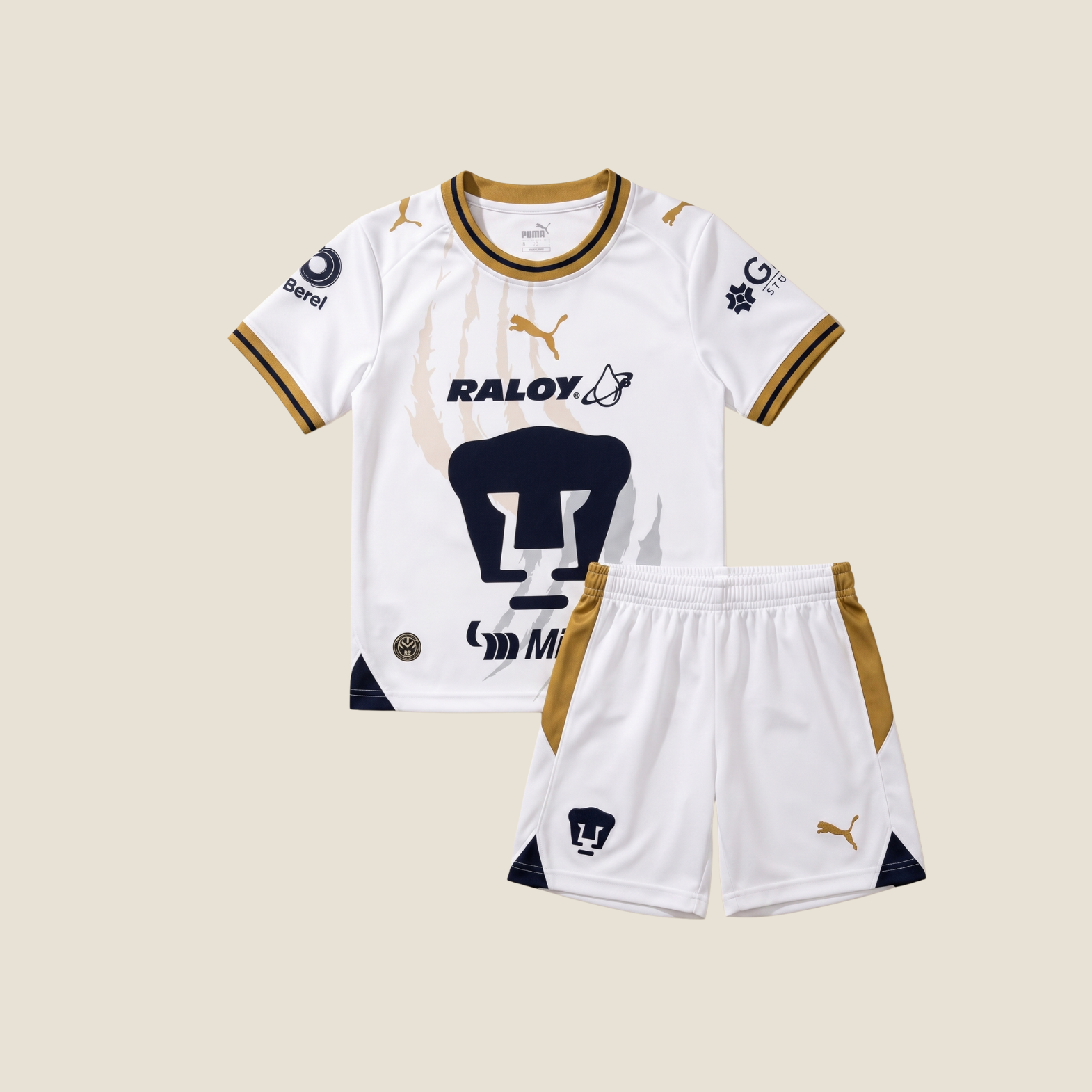 Jersey Pumas Visitante 2026-2027 Niño Con Short