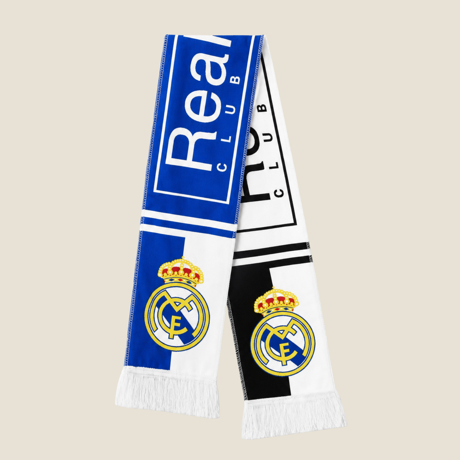 Bufanda Real Madrid Azul, Blanca y Negra