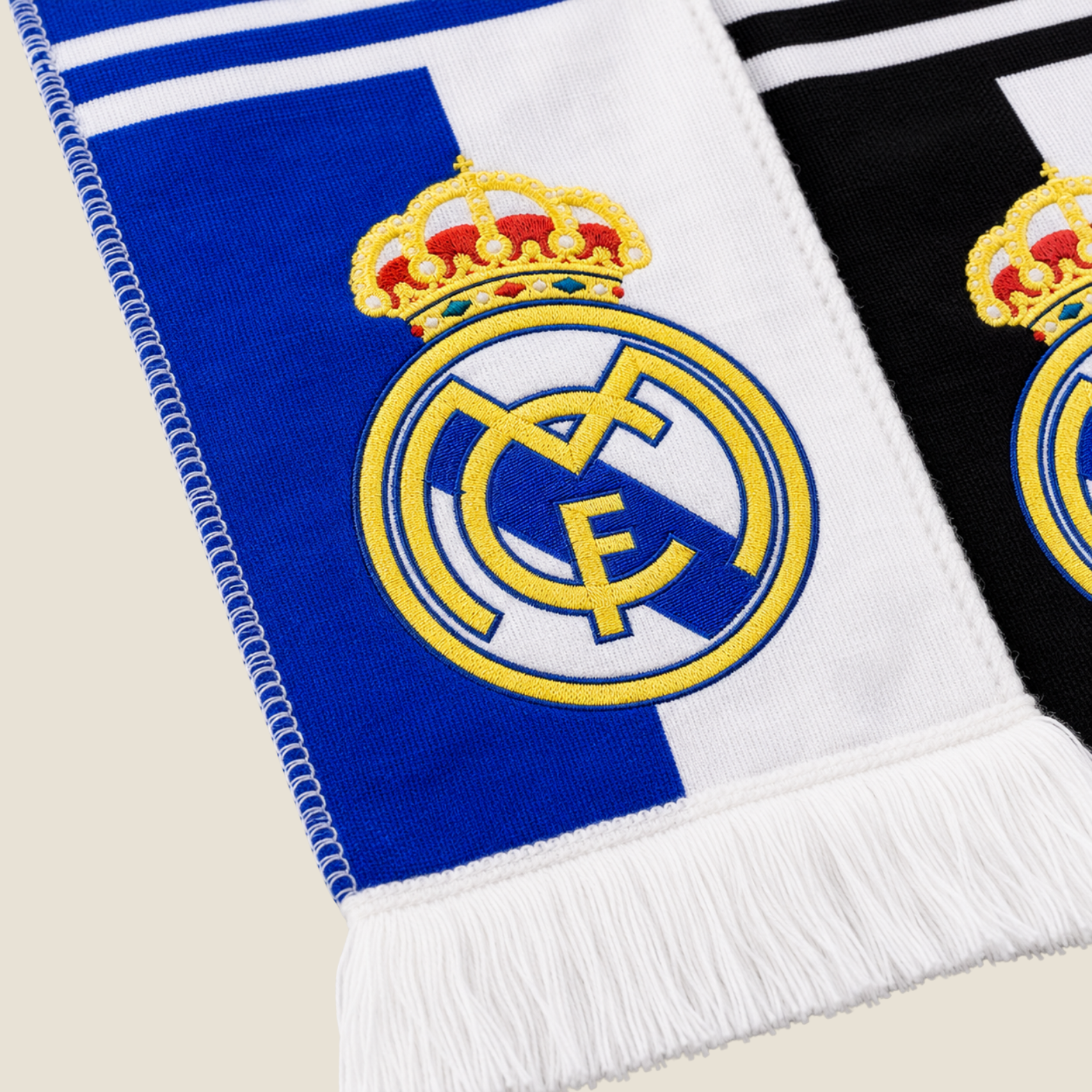 Bufanda Real Madrid Azul, Blanca y Negra