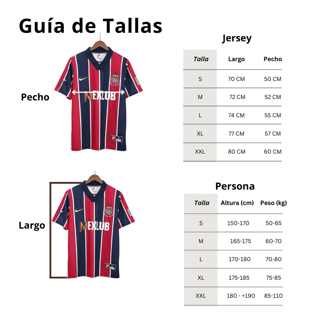 Chivas Visitante 1997-1998 (Entrega Inmediata)